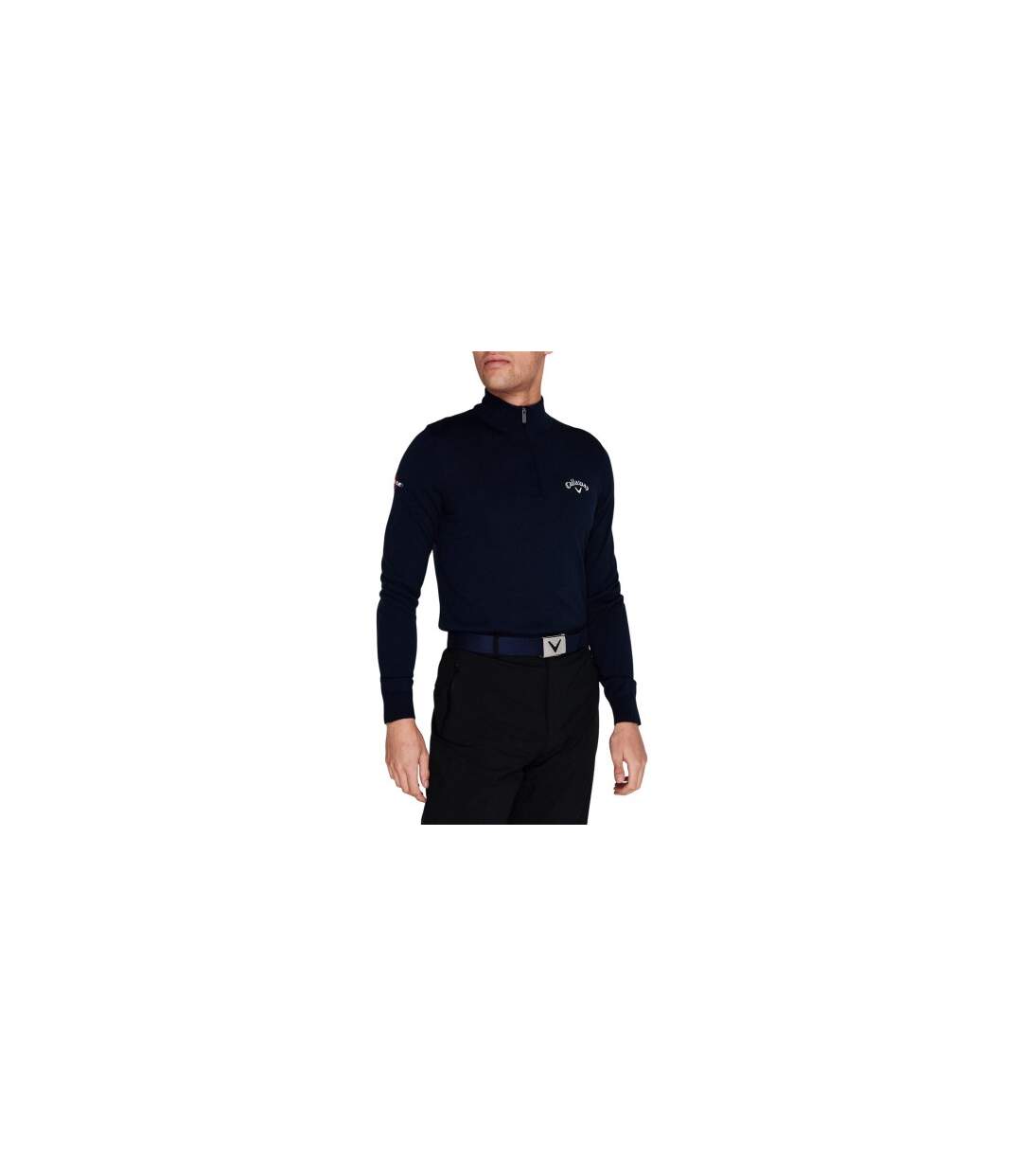 Pull Homme Bleu Marine Callaway-1