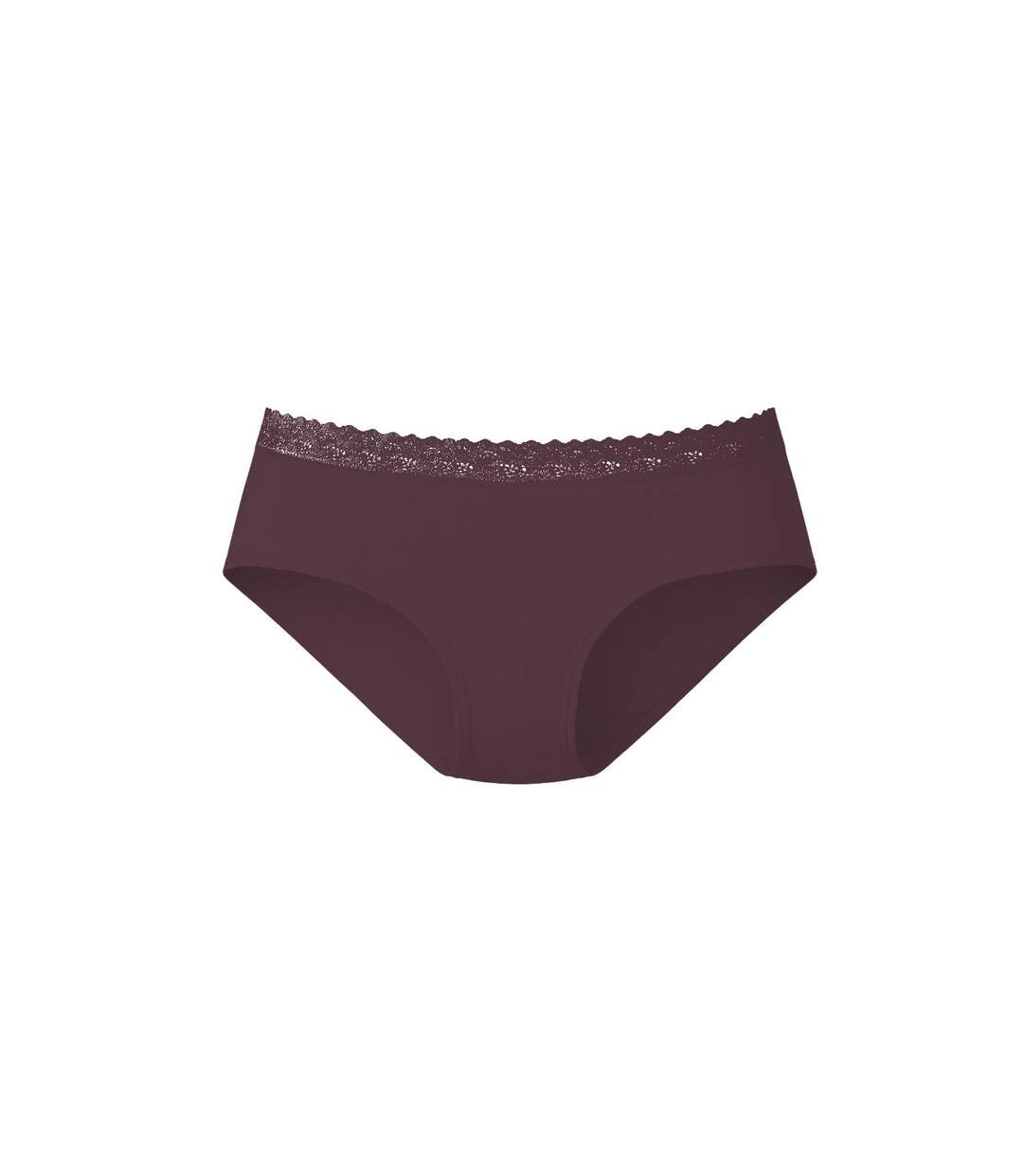 Lot de 3 culottes femme en coton uni et ceinture en dentelle Uni Pierre Cardin-4