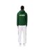 Mens Colour Block Polyester Tracksuit Set Green White Lacoste-2