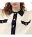 Veste Femolia Femme Crème Noir Boss-4