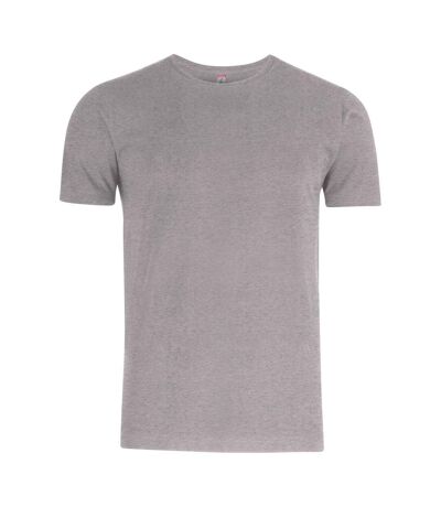 Clique Mens Premium Melange T-Shirt (Grey Melange) - UTUB403