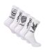 5 Pairs Men Crew Socks Lightweight Breathable Sport Socks-1