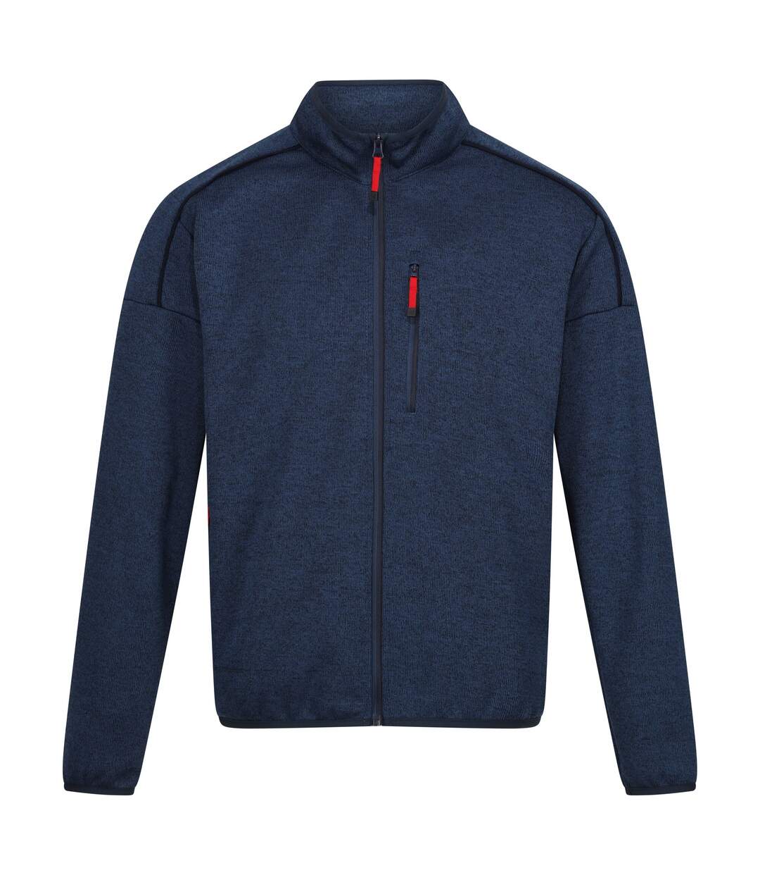 Mens Kassam Marl Full Zip Fleece Jacket Moonlight Denim Navy Marl Regatta-2