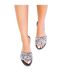 Womens/ladies Bella Flat Slides Black Where´s That From-4