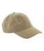 Casquette de baseball adulte beige Beechfield