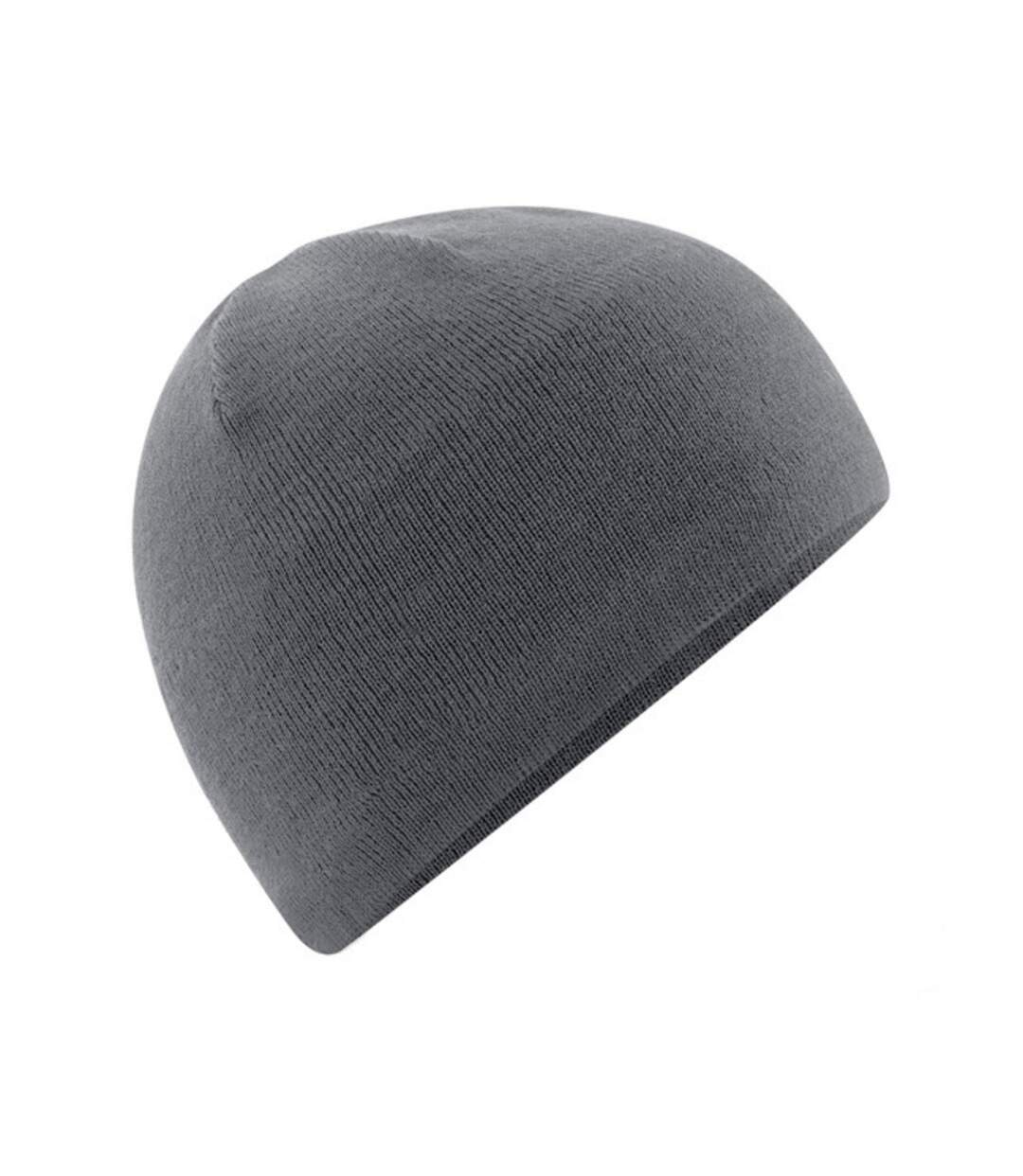 Beechfield Unisex Adult Water Repellent Beanie (Graphite Grey) - UTRW8317-1