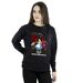 Disney - Sweat ALICE IN WONDERLAND FLOWERS - Femme (Noir) - UTBI5653-2