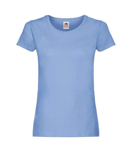 Fruit of the Loom Womens/Ladies Original Lady Fit T-Shirt (Sky Blue)