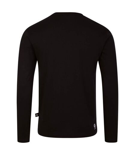 Regatta Mens Stomping Skiing Scene Long-Sleeved T-Shirt (Black)