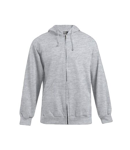 Sweat À Capuche Homme Gris Chiné Promodoro