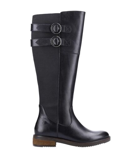 Bottes mi-mollet carla femme noir Hush Puppies