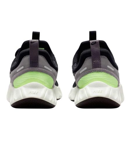 Childrens/kids 5.0 Mesh Barefoot Flat Trainers Black Saffron Nike