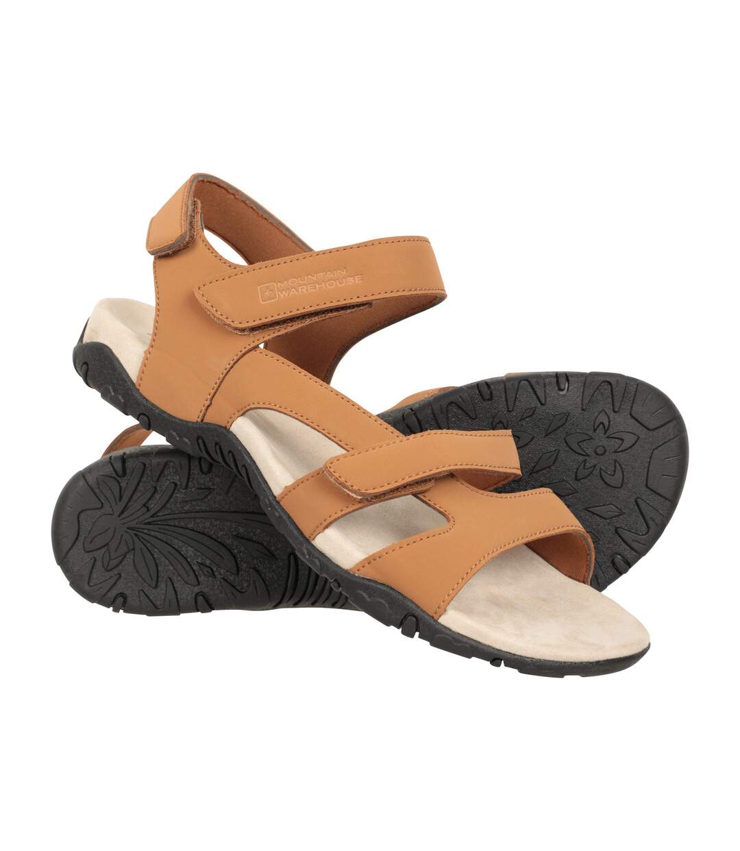 Womens/ladies dahlia sandals tan Mountain Warehouse-1