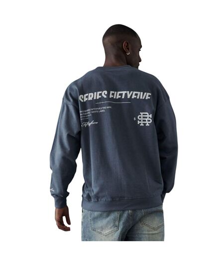 Sweat Style Logo Homme Bleu Fiftyfive