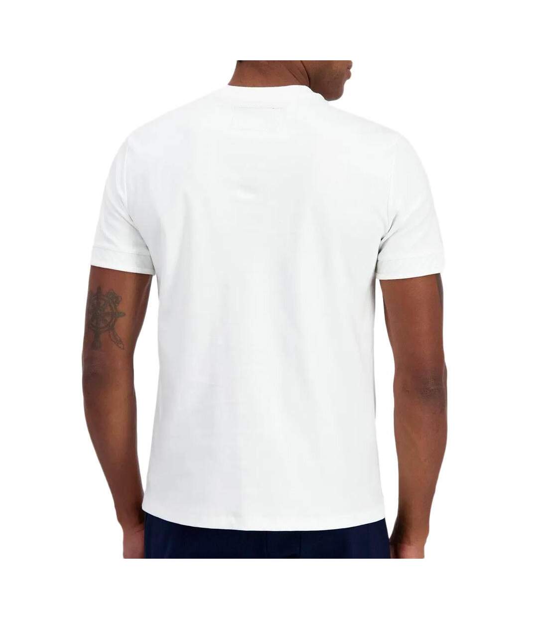 T-shirt crème homme le coq sportif coq d'or-2
