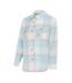 Chemise Motif/style Motif Écossais Femme Bleu Clair Miso-3