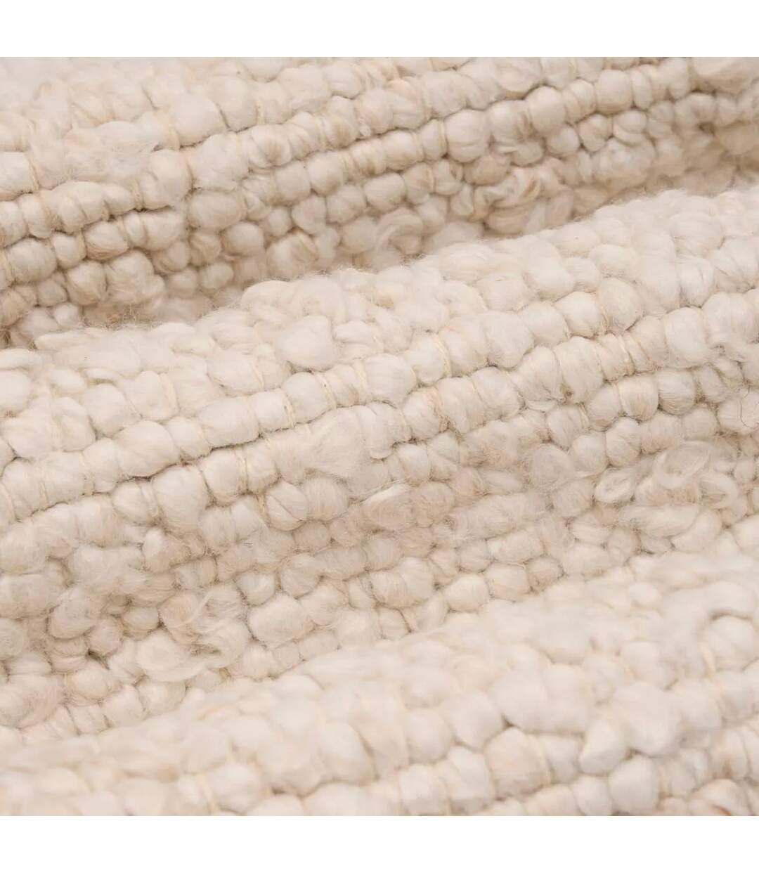 Tapis Effet Laine Volna 60x90cm Ivoire-3