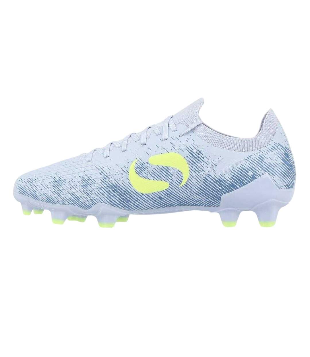 Chaussures De Foot Pour Terrain Ferme Motif/style À Rayures Homme Violet Vert Clair Vif Sondico-2
