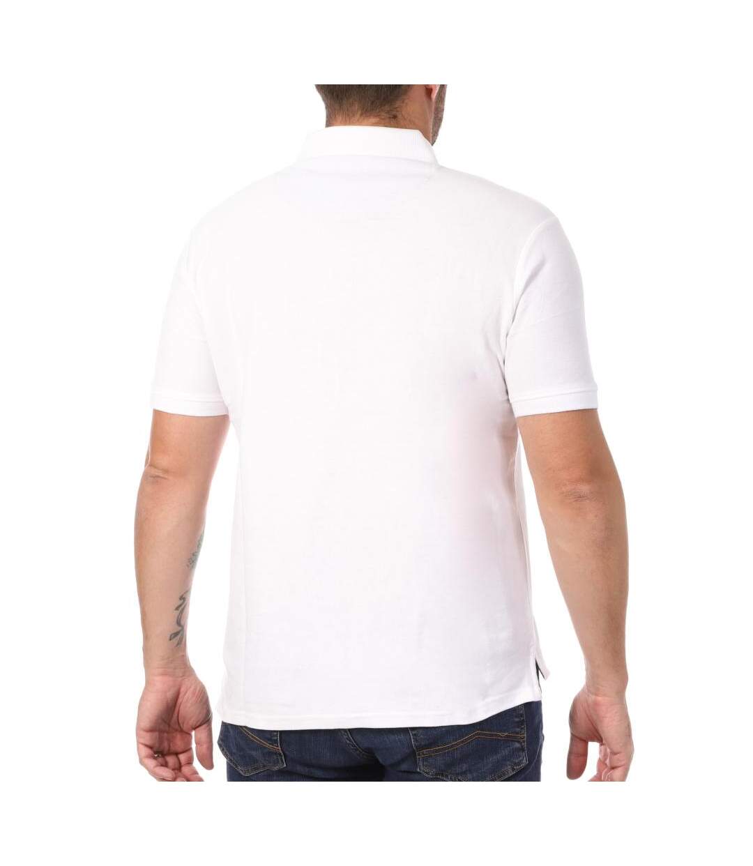 Polo Blanc Homme Lee Cooper Opan - 4XL-2