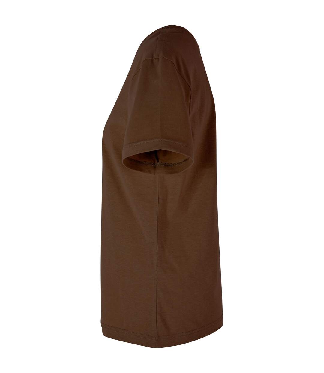 Womens/ladies oversized t-shirt chocolate brown Build Your Brand-3