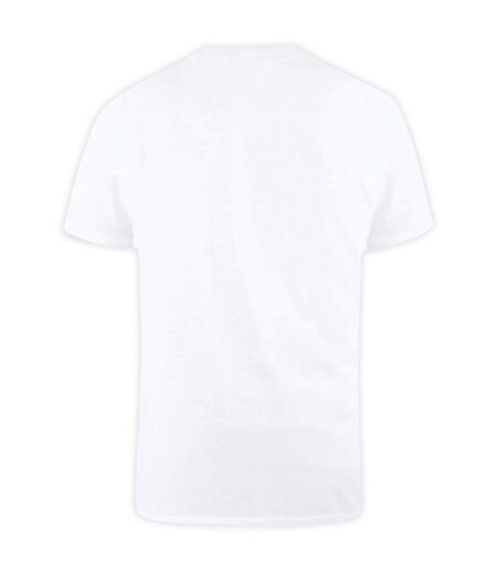 Duke Mens Signature-1 V-Neck T-Shirt (White) - UTDC166