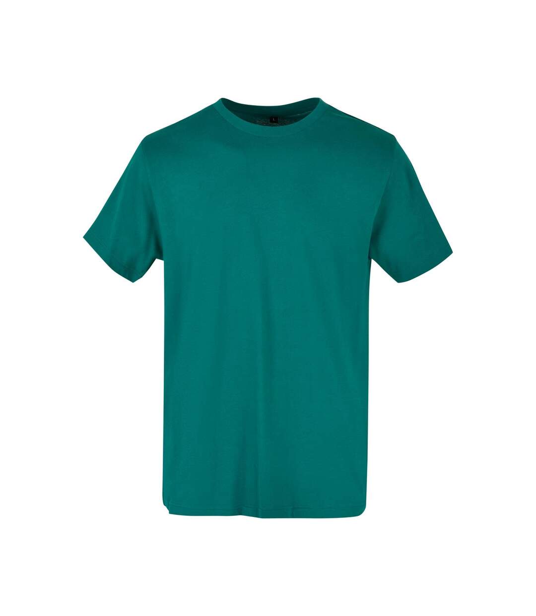T-shirt Basique À Col Rond Pour Hommes Vert Build Your Brand-2