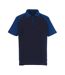 Polo Image Bianco Homme Bleu Marine Bleu Roi Mascot-1