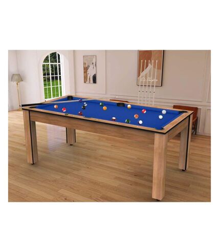 Billard convertible table 8 personnes Arizona + plateau 2 en 1 + pack d'accessoires