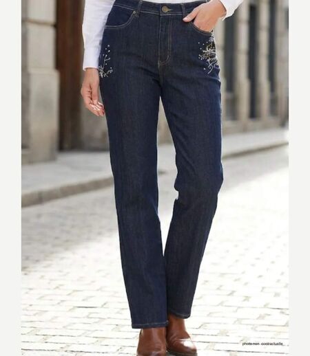 Jean avec broderie SH1083D