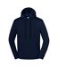 Mens Iconic Premium Hoodie Deep Navy Fruit Of The Loom-1