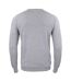 Mens Oakville V Neck Sweatshirt Grey Melange Cutter & Buck-2