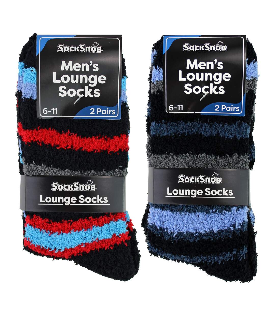 Sock Snob - 4 Paires Homme Chaussettes Polaire Chaudes | Antidérapantes Chaudes-2