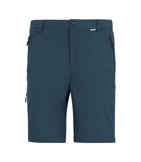 Pantalon De Voyage À Poches Et Taille Semi-élastiquée 2-en-1 Homme Bleu Nuit Regatta