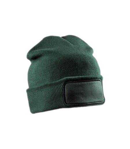 Result Adults Unisex Double Knit Printers Beanie (Bottle Green) - UTPC3760