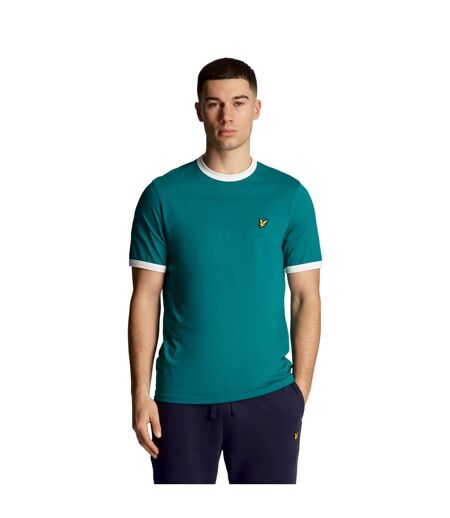 T-shirt homme vert de bleu / blanc Lyle & Scott Lyle & Scott