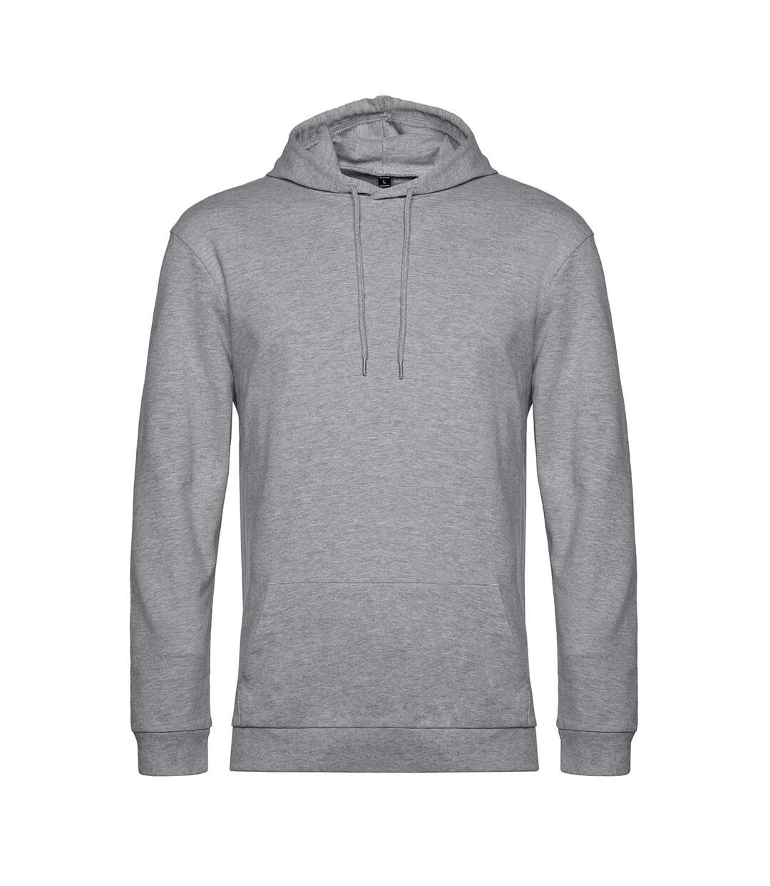 Sweat à capuche # homme gris chiné B&C B&C