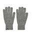 Gants gris homme jack & jones knitted gloves-1