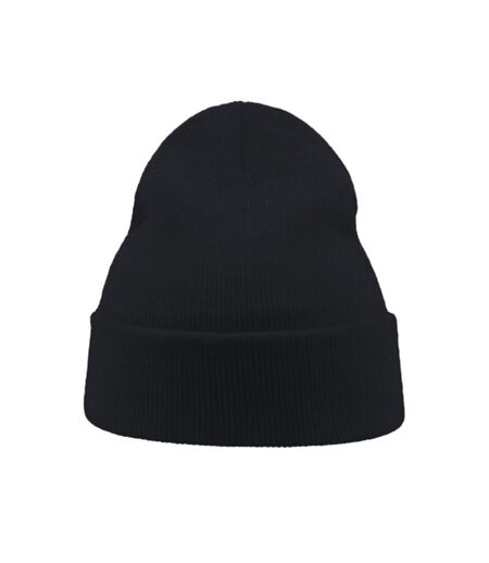 Wind double skin beanie with turn up navy melange Atlantis