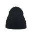 Wind double skin beanie with turn up navy melange Atlantis-3