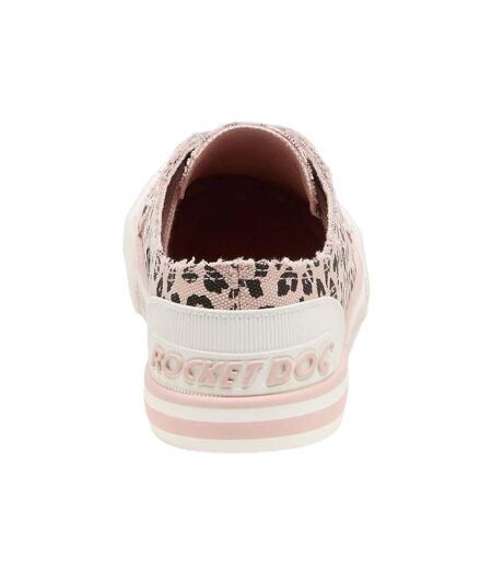Tennis À Lacets Motif/style Imprimé Léopard Jazzin Femme Rose Léopard Rocket Dog