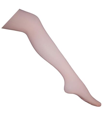 Womens/ladies convertible dance support tights 1 pair pink Silky