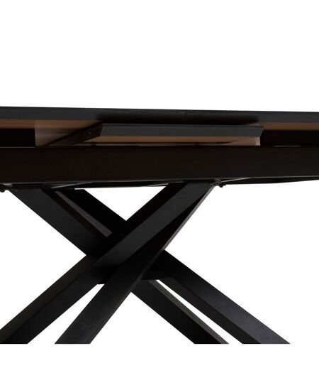 Table à manger extensible pour 6 personnes SANDRI - Marron