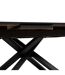Table à manger extensible pour 6 personnes SANDRI - Marron-5