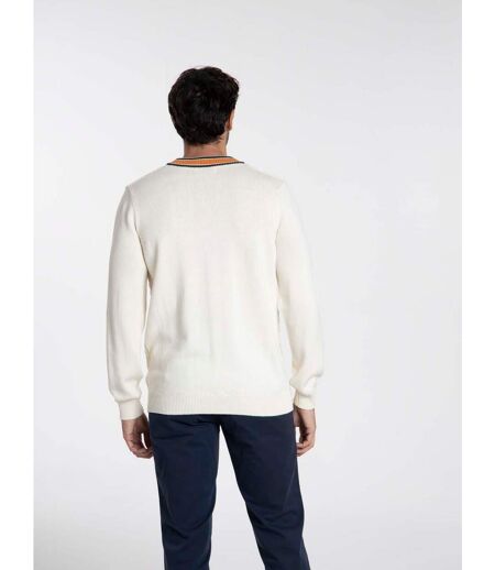 Pulls col v  en coton PAULIN