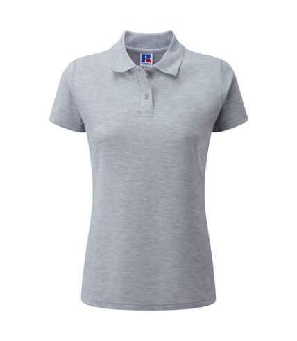 Jerzees Colours Ladies 65/35 Hard Wearing Pique Short Sleeve Polo Shirt (Light Oxford)