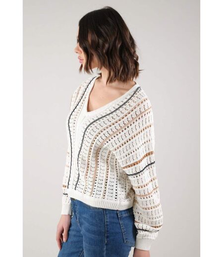 Pull pour femme en coton à manches longues MADJI