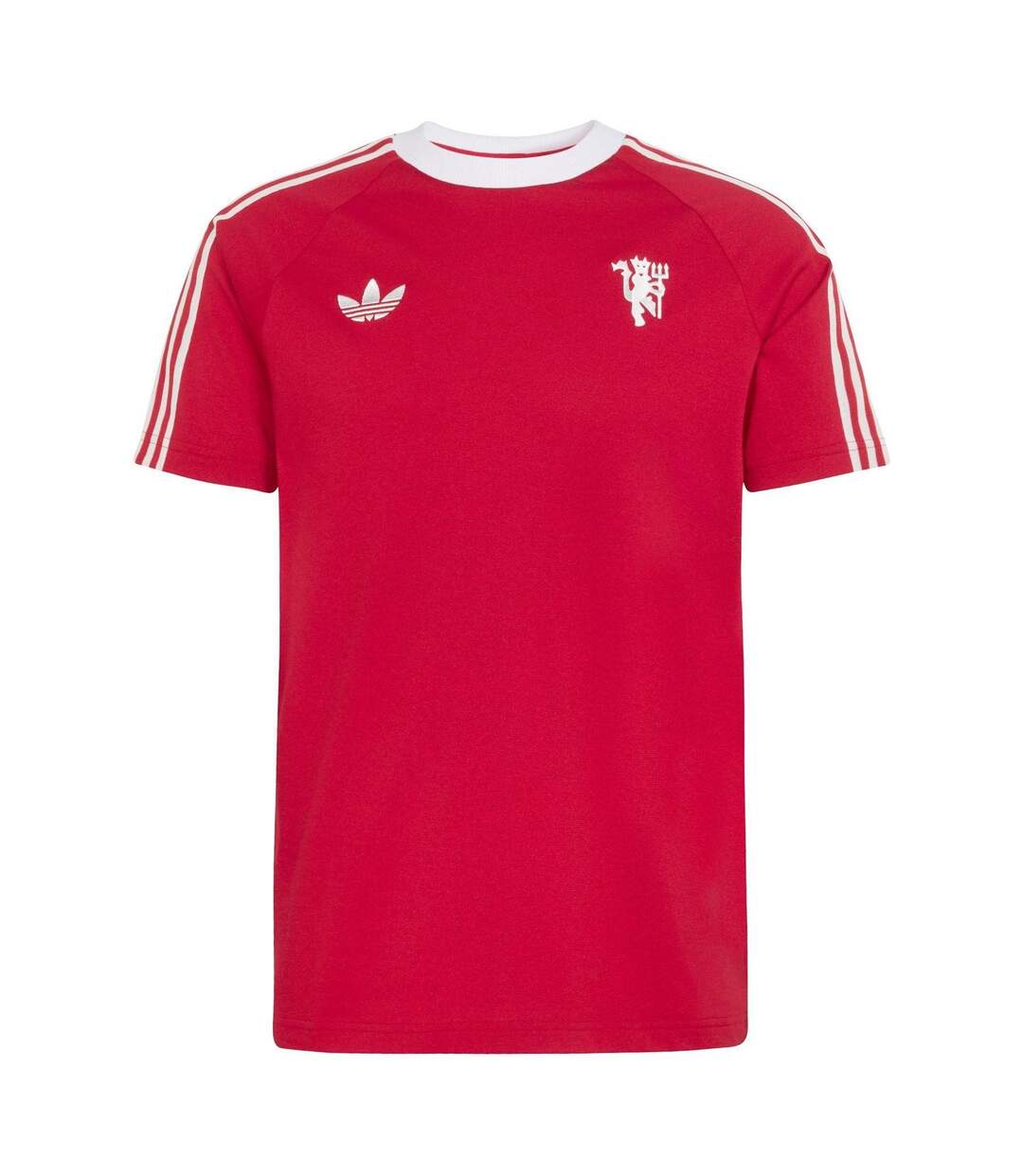 T-shirt Motif/style Manchester United Fc Originals Homme Rouge Blanc Adidas-2