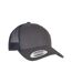 Casquette Trucker Retro Adulte Charbon Bleu Marine Flexfit-2