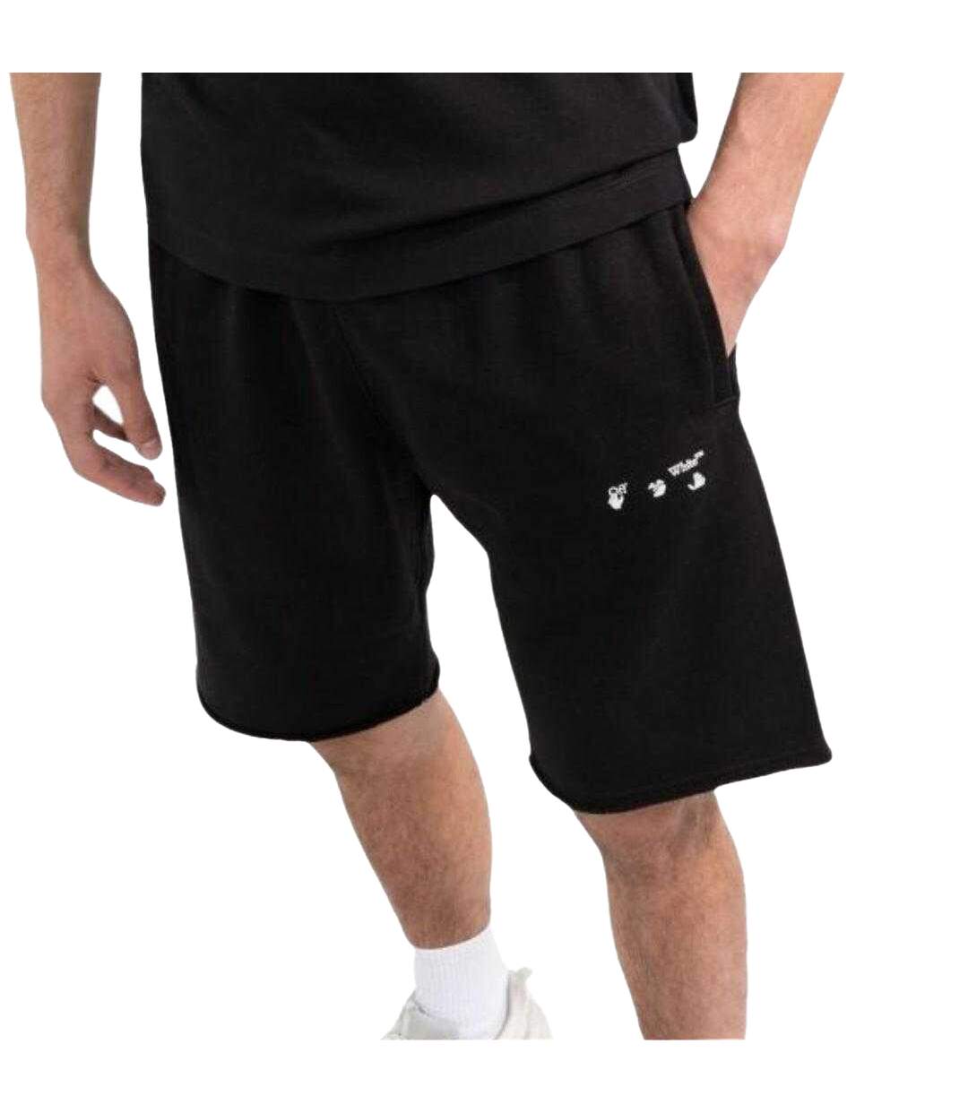 Short De Jogging Motif/style Logo Adulte Noir Off-White-3