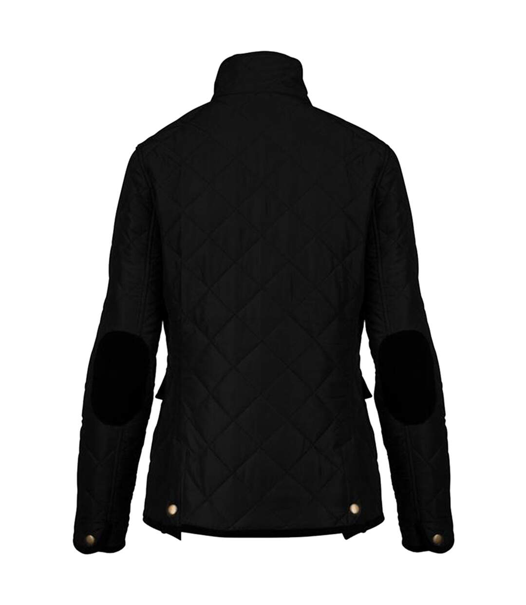 Kariban Womens/Ladies Quilted Jacket (Black/Black)